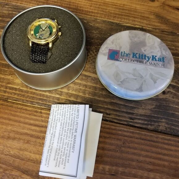THE KITTY KAT COLLECTIBLE WATCH b25 - Picture 1 of 5